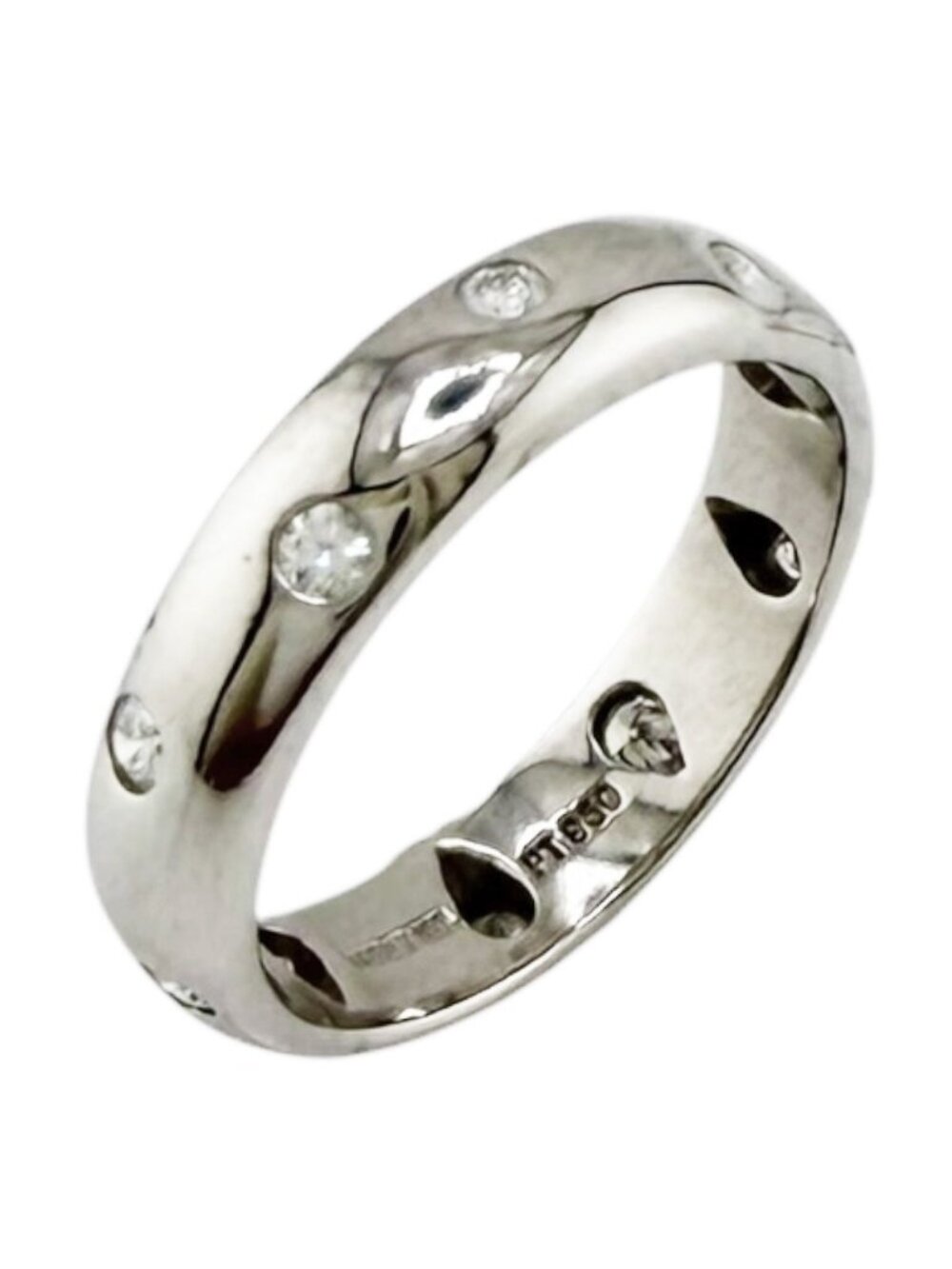 Tiffany & Co Dots Ring Platinum Diamond